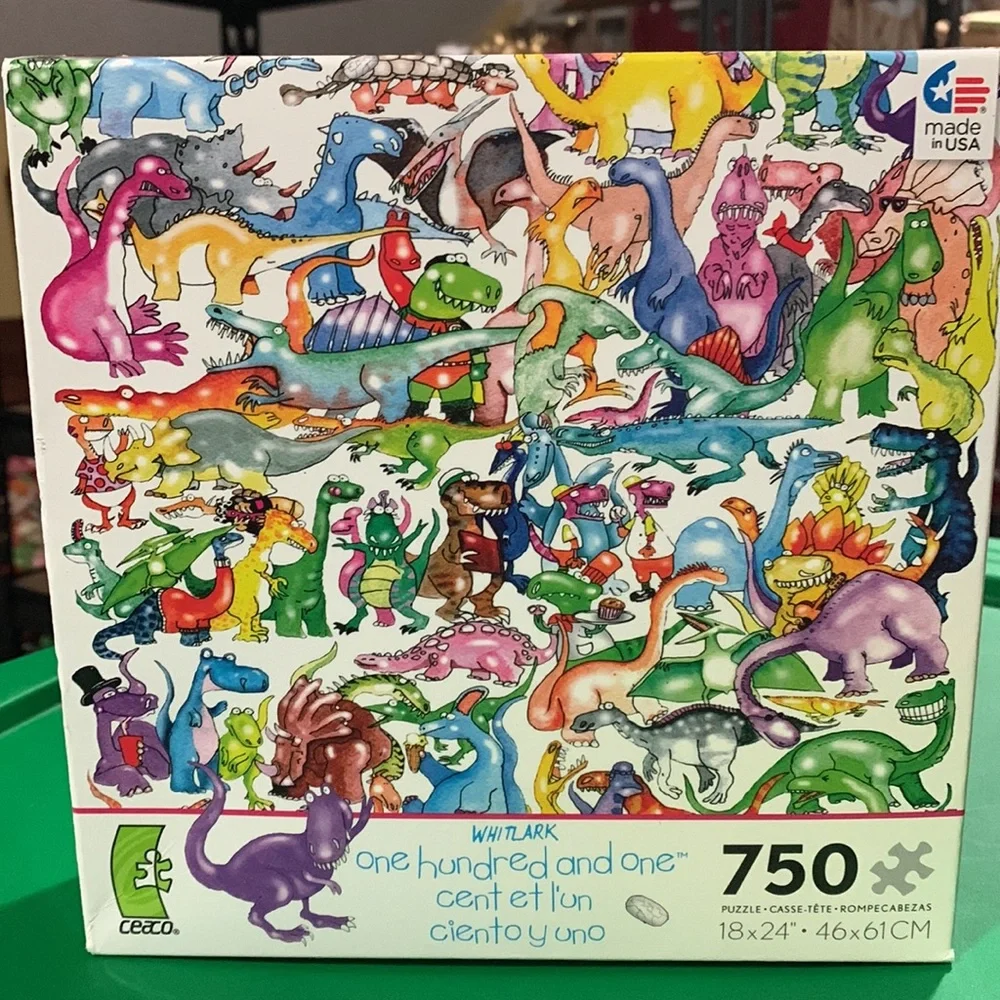 CEACO- 750 Piece Dinosaur 🦕 Puzzle 🧩 🇺🇸🆕